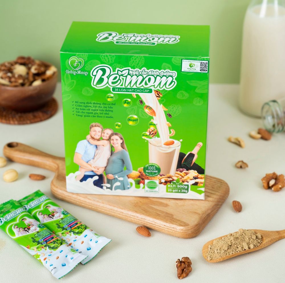 Ngũ cốc cho bà bầu Bemom 35 hạt mới